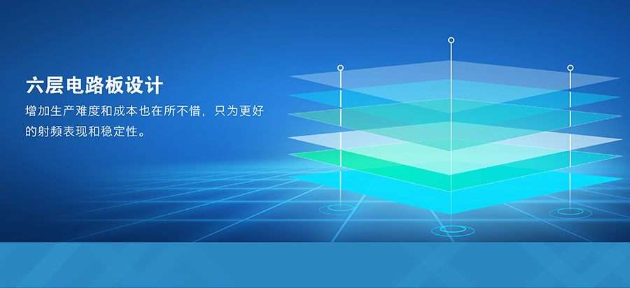 超小體積nbiot無線通信模組的六層電路板設計