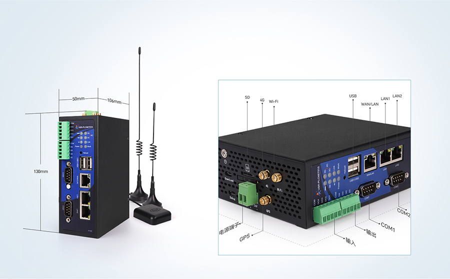 RS485/232/422轉以太網型PLC云網關產品細節