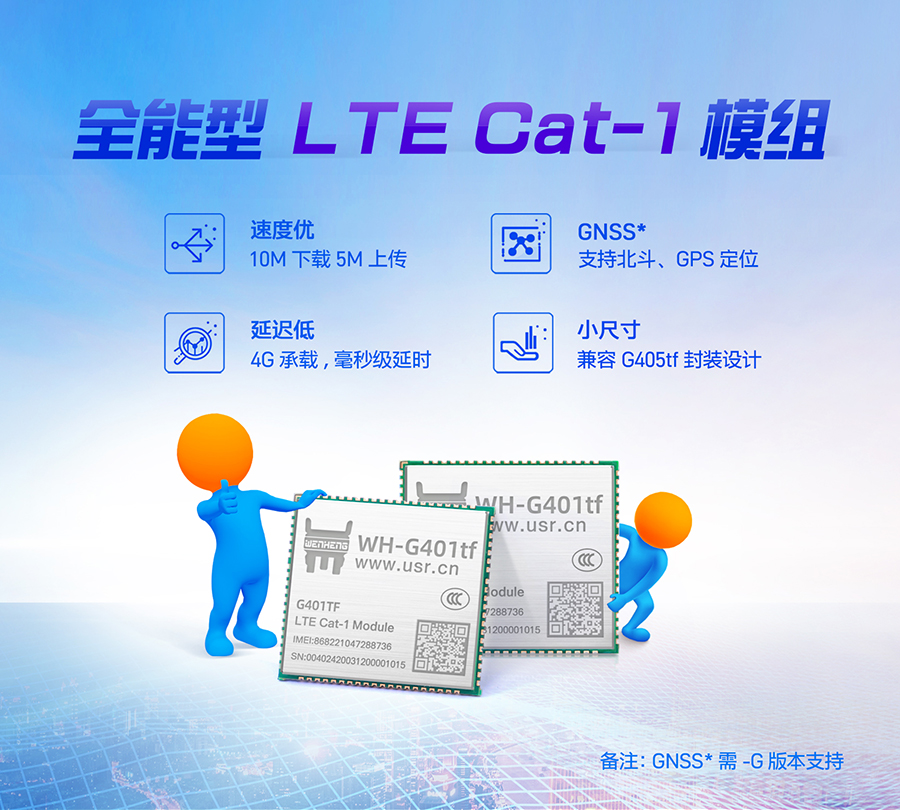 有人Cat-1模塊_gprs退網切換cat1選擇_4g LTE cat1模組