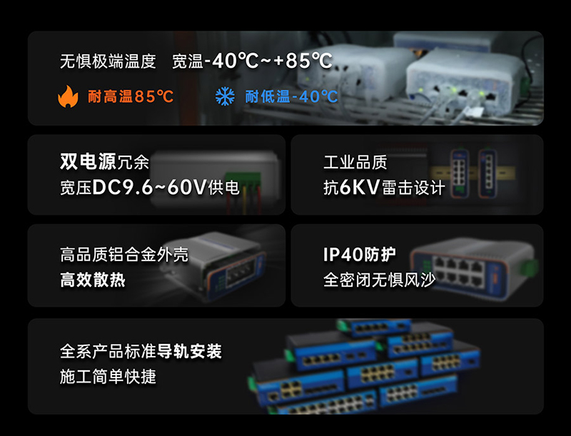 工業交換機與普通交換機的性能標準不同